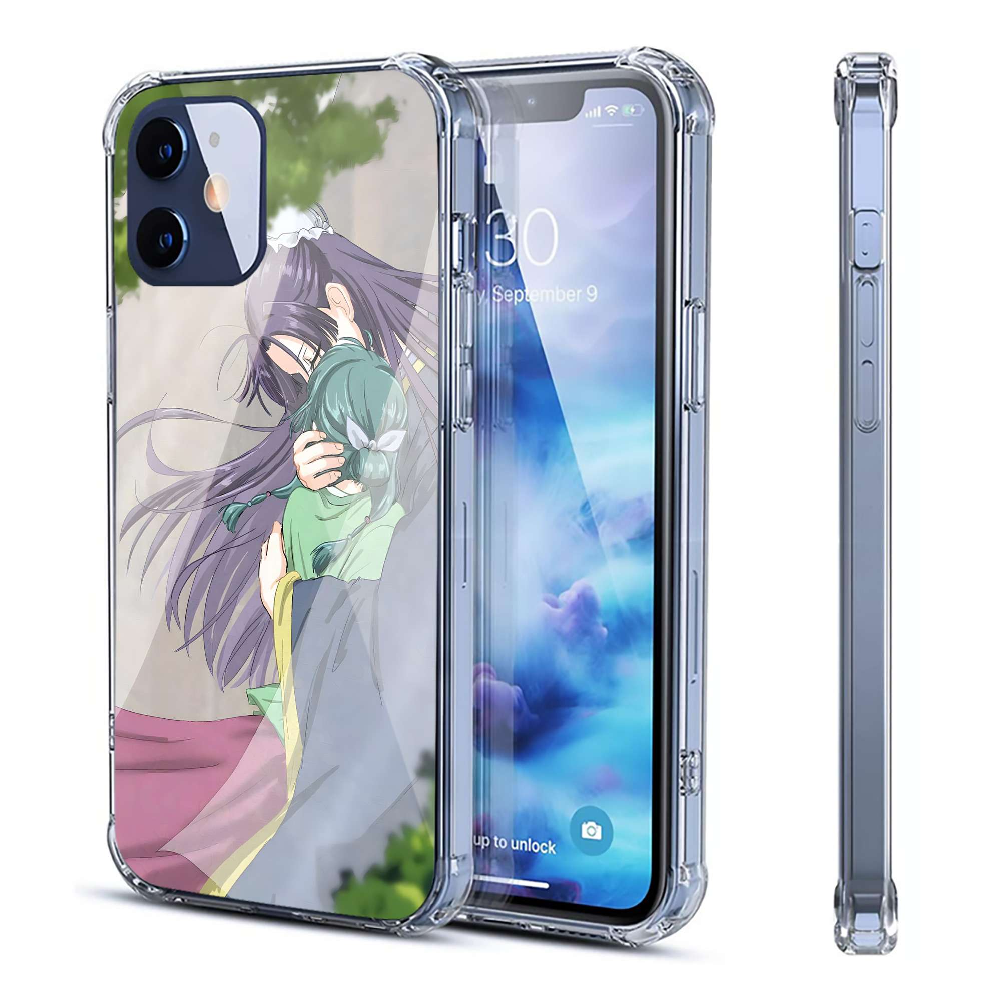 （画像用） 薬屋のひとりごと The Apothecary Diaries 【iPhone 12シリーズ対応】透明スマホケース（クリアソフトケース）